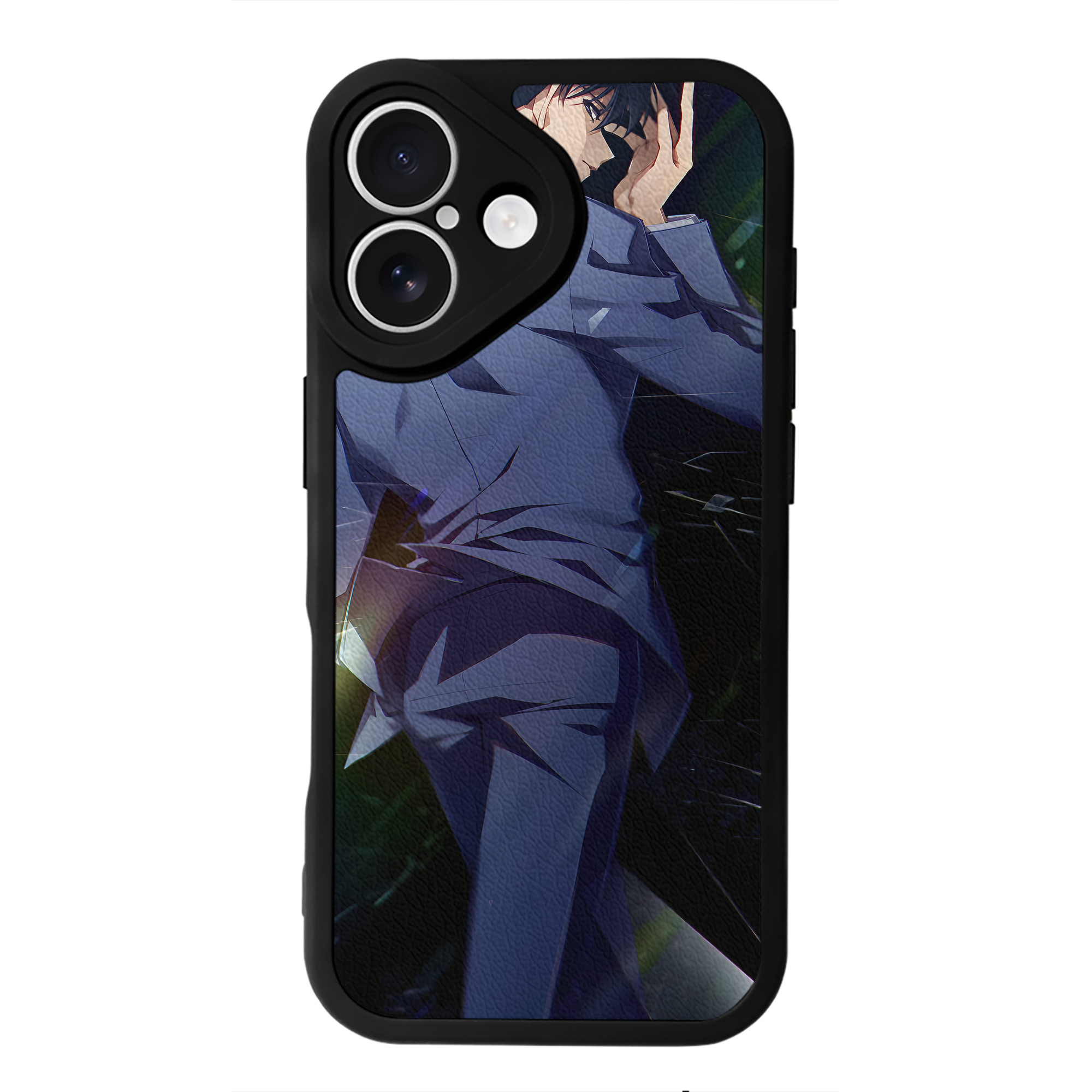 （画像用） 名探偵コナン Detective Conan 【iPhone 16シリーズ対応】シリコンスマホケース（レザー調） 材質：シリコン